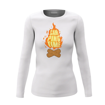 Camp Fire Women Long Sleeve Shirt