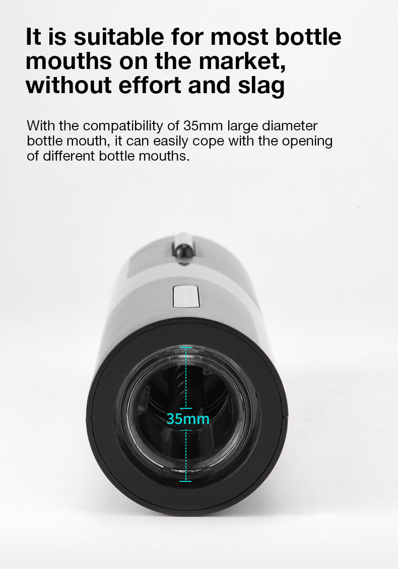 Electric Wine Opener Rechargeable Automatic Wine Bottle Opener