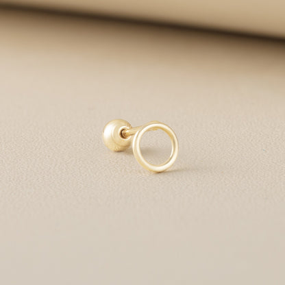 14K (58.5%) SOLID GOLD POUNDIE PIERCING