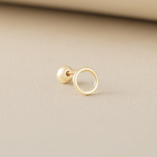 14K (58.5%) SOLID GOLD POUNDIE PIERCING