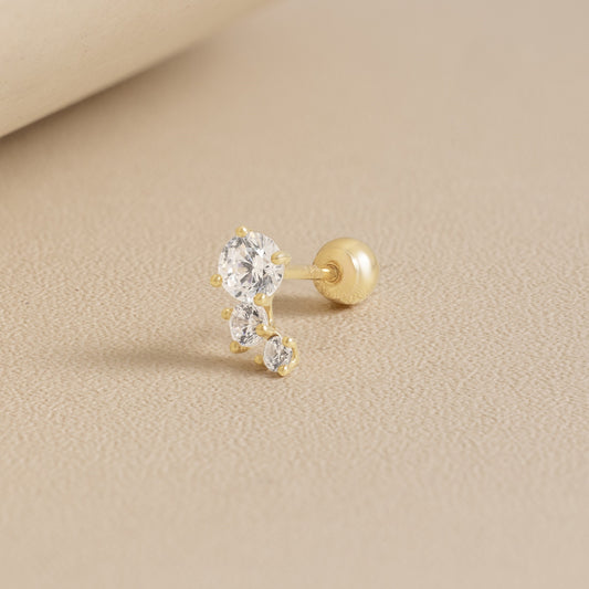 14K (58.5%) SOLID GOLD MALLORIE PIERCING