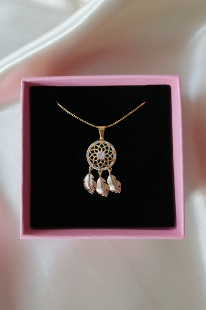 24 Karats Dream Catcher Necklace