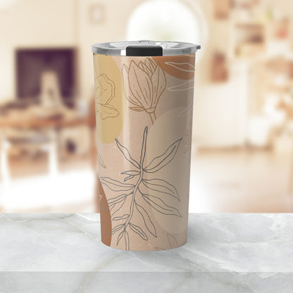 Orange Abstract Desert Travel Coffee Mug