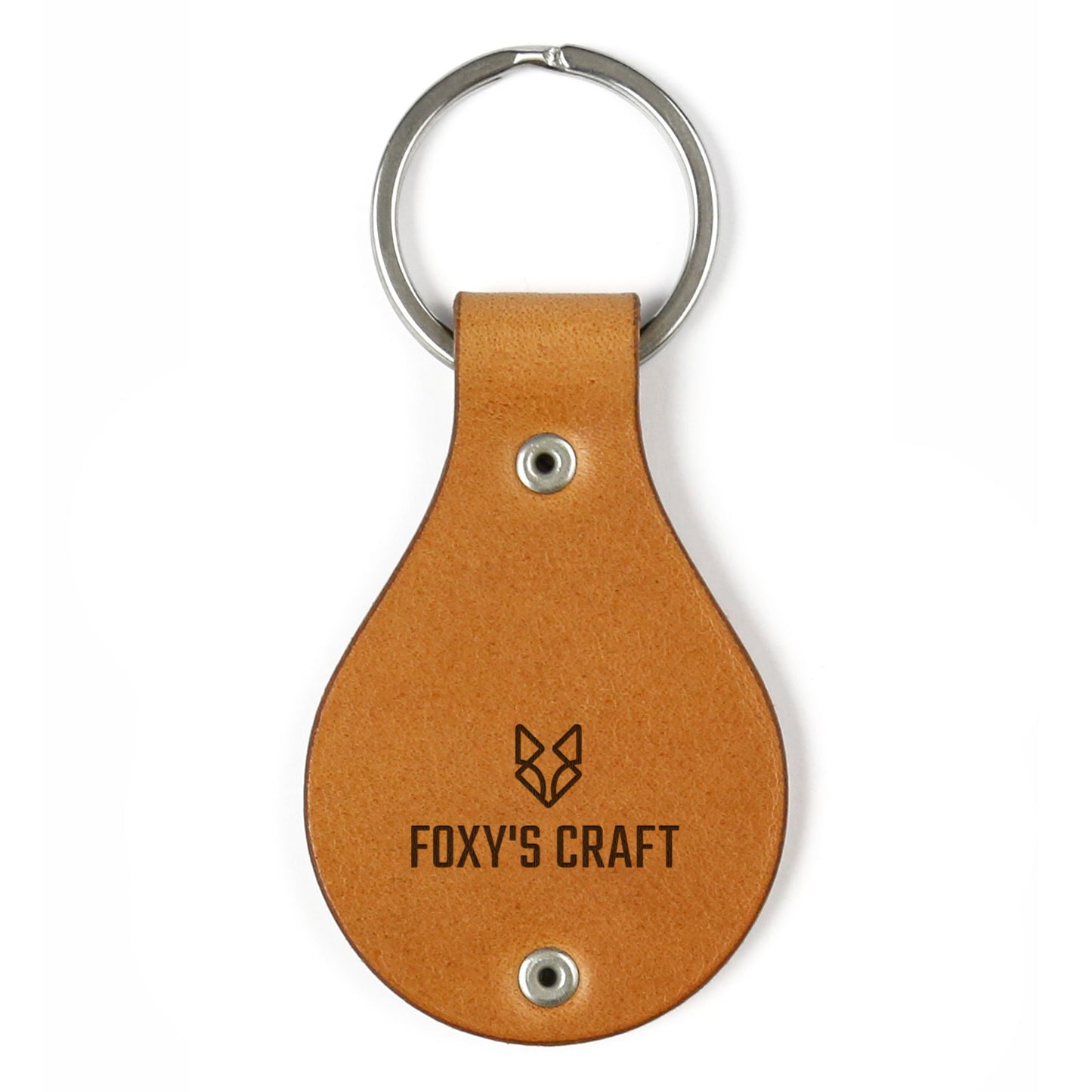 Leather keychain with stainless steel plate – Best mom ever