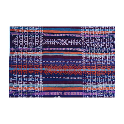 Baluch Soumak Wine Berry Vintage Rug