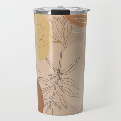 Orange Abstract Desert Travel Coffee Mug