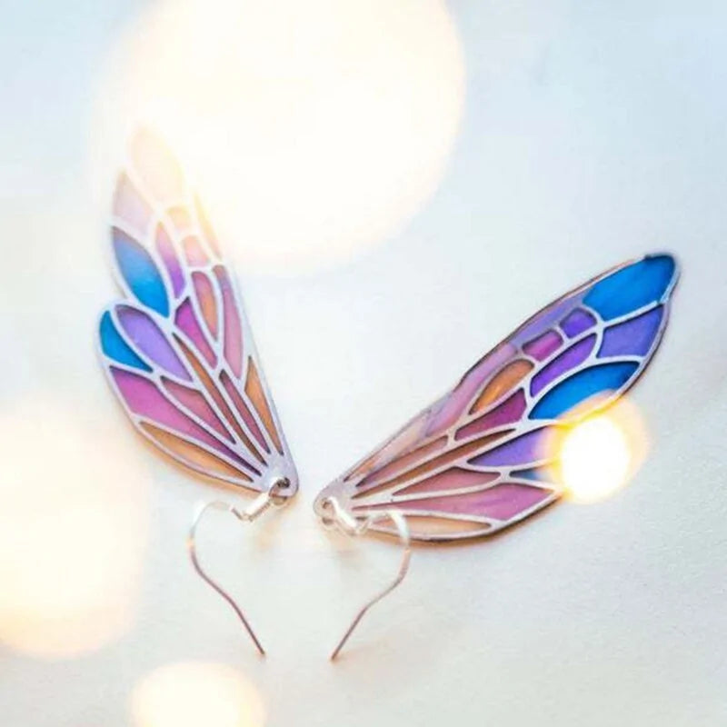 Fairy Butterfly Wings Drop Earrings