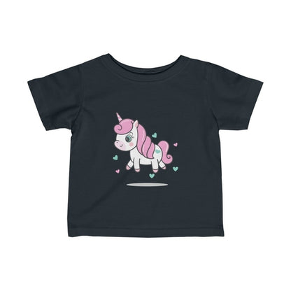 Pink Unicorn Girl Tee