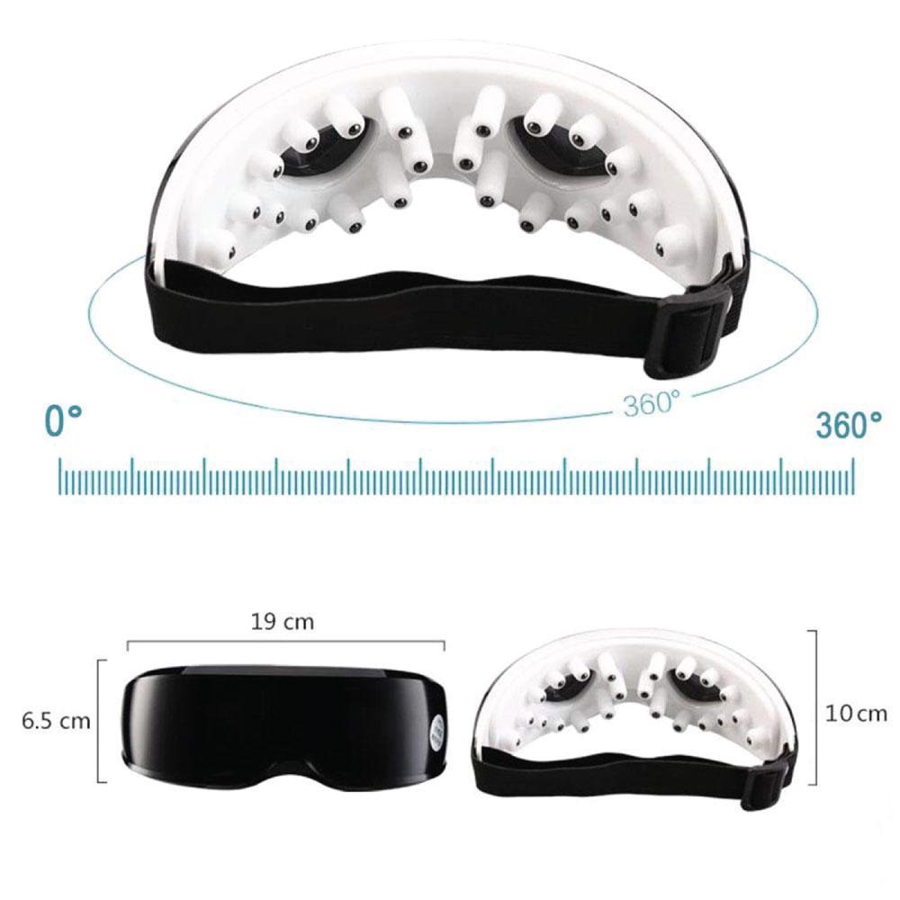Eye Care Massager USB Rechargeable - Wireless Pressure Vibration