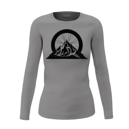 Mountain Tires Women Long Sleeve Shirt