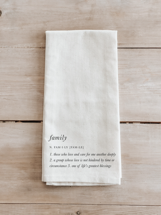 Family Definition Kitchen Towel