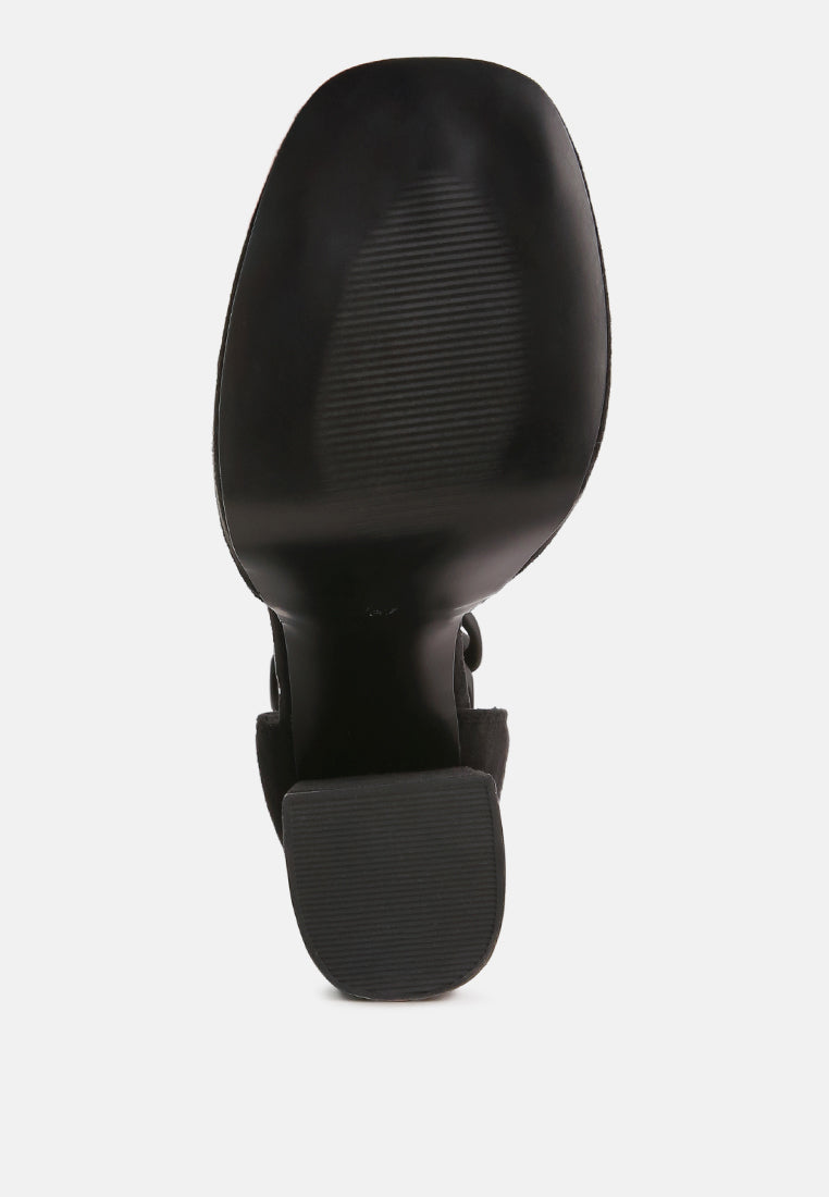 Golden Hour Showstopper Chain Embellished High Platform Sandals By Ruw