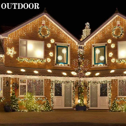 Outdoor Solar Copper Wire Light String Christmas Festival Decorations