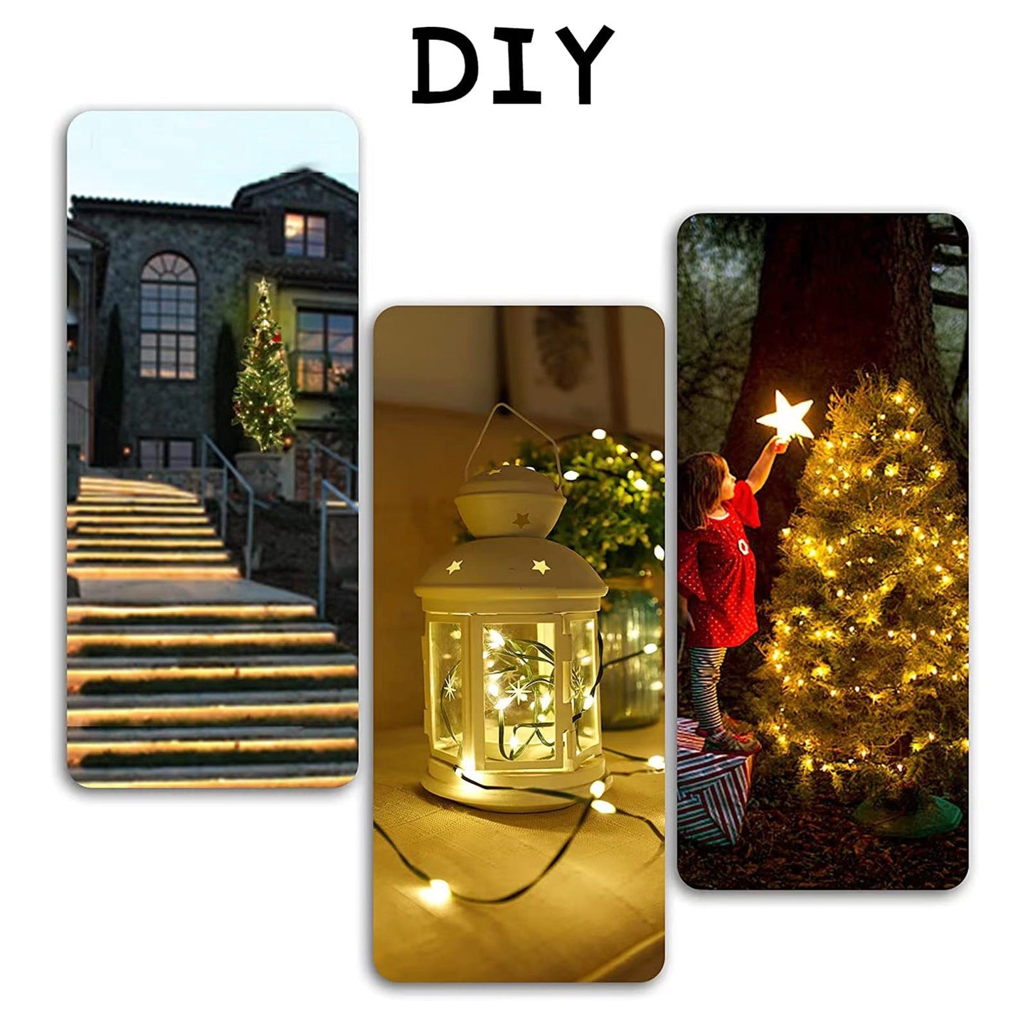 Outdoor Solar Copper Wire Light String Christmas Festival Decorations