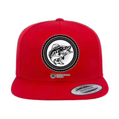 Fishing Vintage Flat Bill Cap