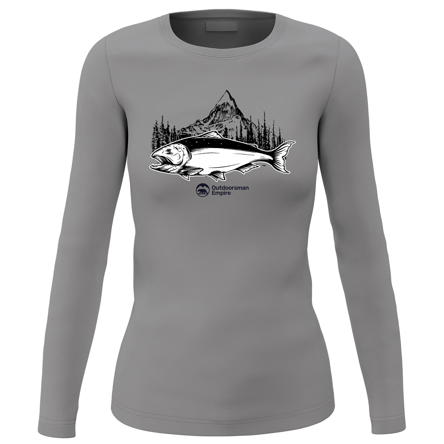 Fishing Mountain' Long Sleeve for Women