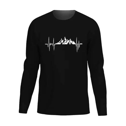 Mountains Heartbeats Long Sleeve Shirt
