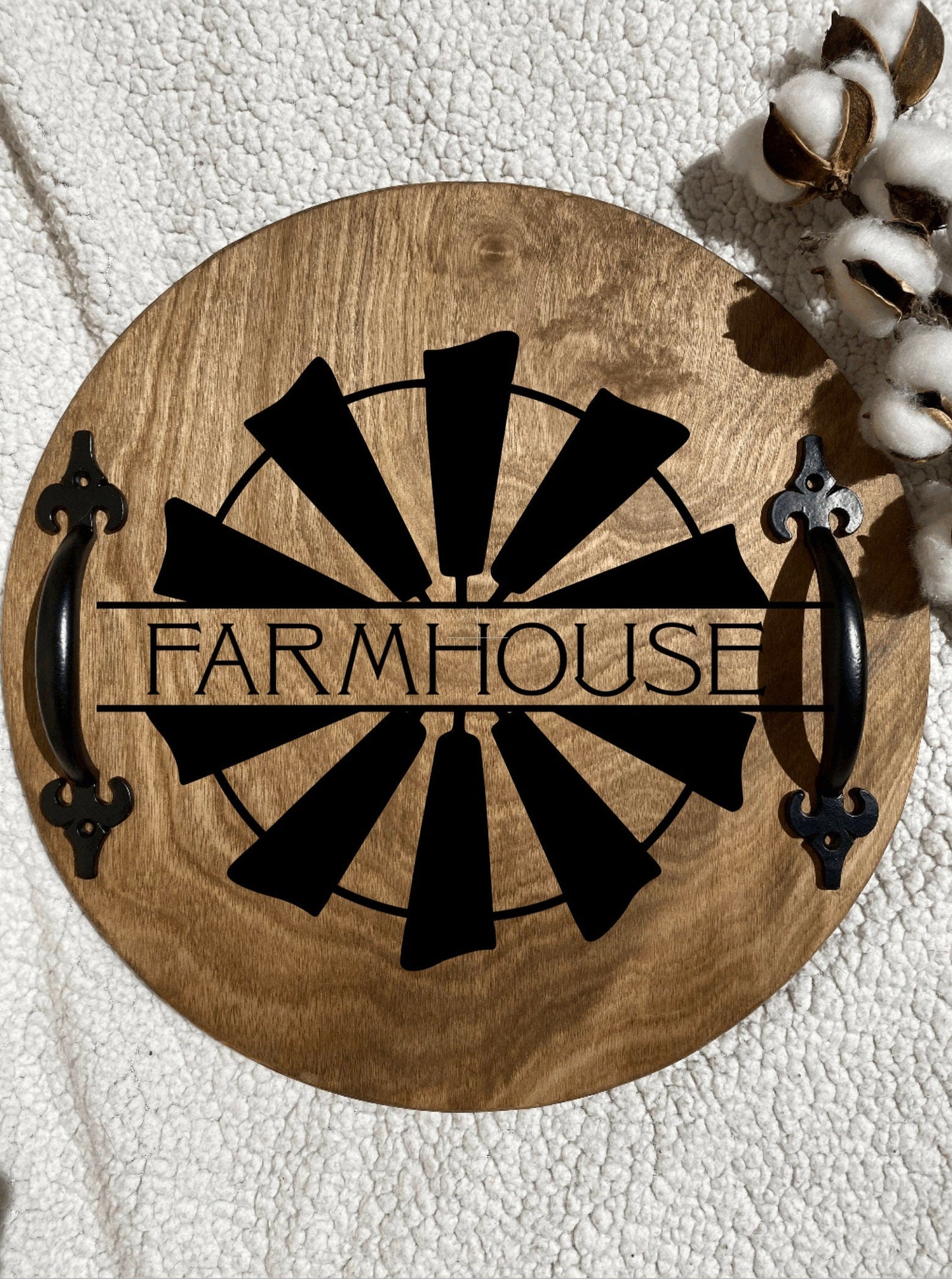 Personalized Windmill Serving Tray