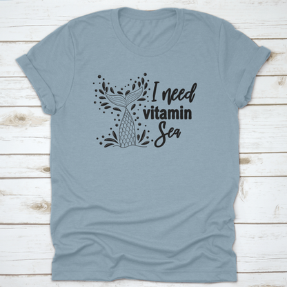 I Need Vitamin Sea Artistic Design for T-Shirt