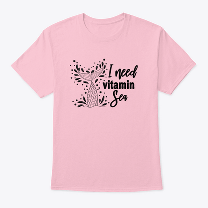 I Need Vitamin Sea Artistic Design for T-Shirt