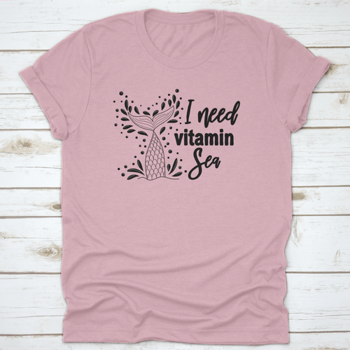 I Need Vitamin Sea Artistic Design for T-Shirt