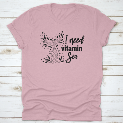 I Need Vitamin Sea Artistic Design for T-Shirt