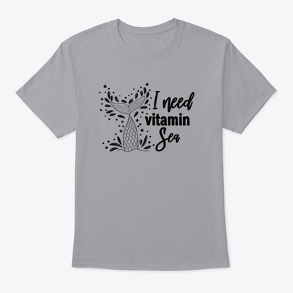 I Need Vitamin Sea Artistic Design for T-Shirt