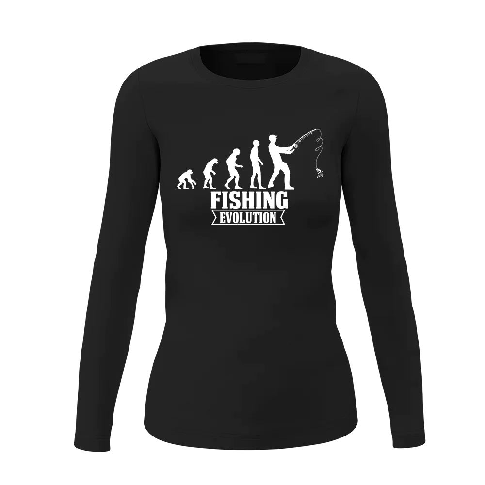Fishing Evolution Women Long Sleeve Shirt