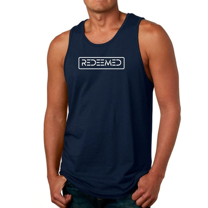 Mens Fitness Tank Top Graphic T-shirt Redeemed