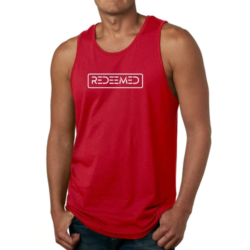 Mens Fitness Tank Top Graphic T-shirt Redeemed