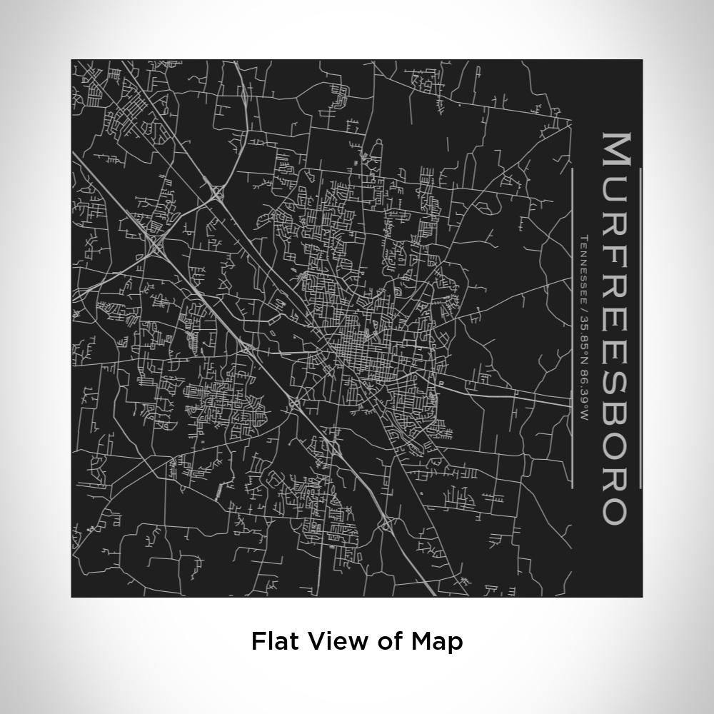 Murfreesboro - Tennessee Map Tumbler in Matte Black