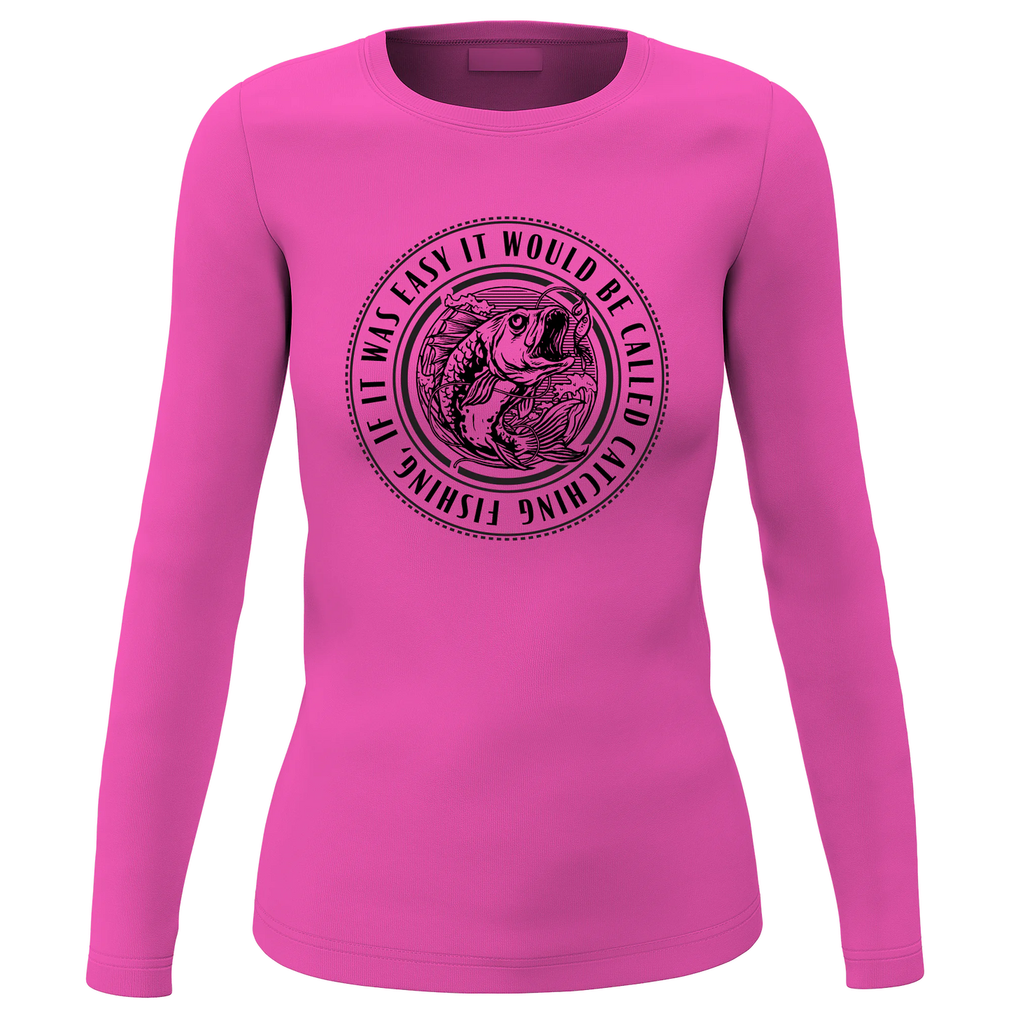 Catching Fishing' Women Long Sleeve Shirt