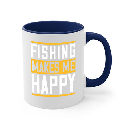 be happy and go for fishing 267#- fishing-Mug / Coffee Cup