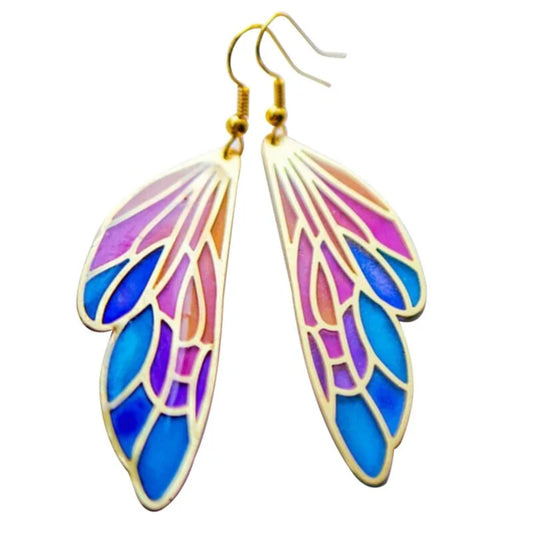 Fairy Butterfly Wings Drop Earrings