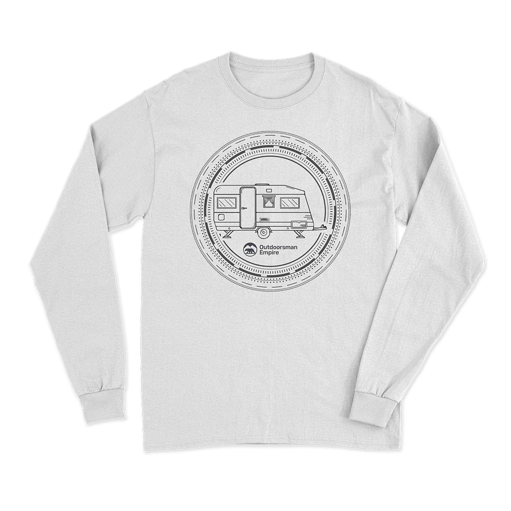 Camping Kaleidoscope Men Long Sleeve Shirt