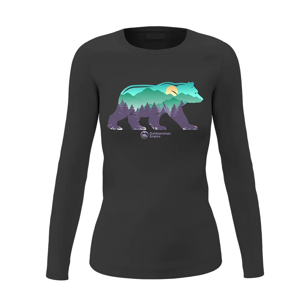 Bear Women Long Sleeve Shirt