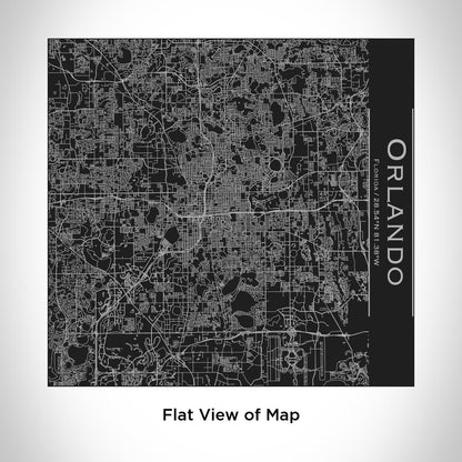 Orlando - Florida Map Tumbler in Matte Black