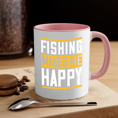 be happy and go for fishing 267#- fishing-Mug / Coffee Cup
