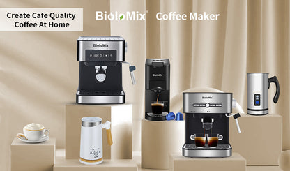 1200W 20 Bar Espresso Coffee Machine Instant Preheat Coffee Maker with
