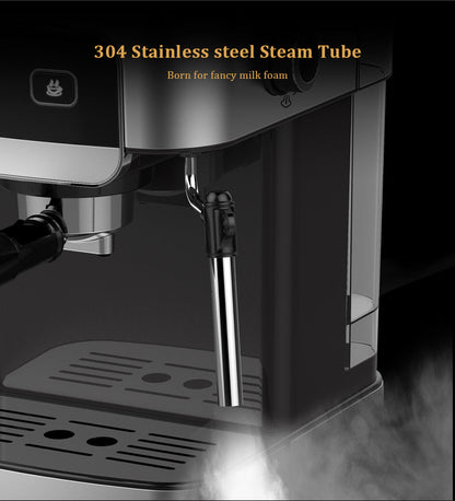 1200W 20 Bar Espresso Coffee Machine Instant Preheat Coffee Maker with