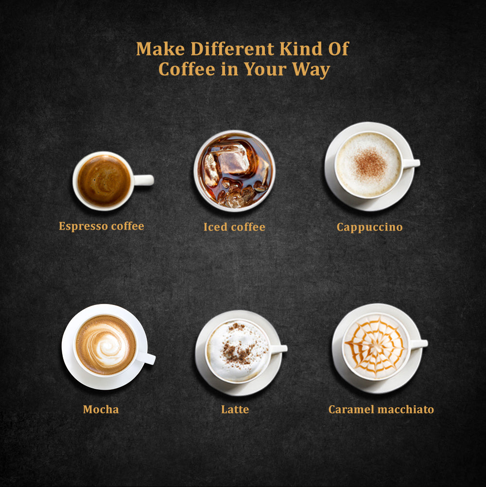 1200W 20 Bar Espresso Coffee Machine Instant Preheat Coffee Maker with