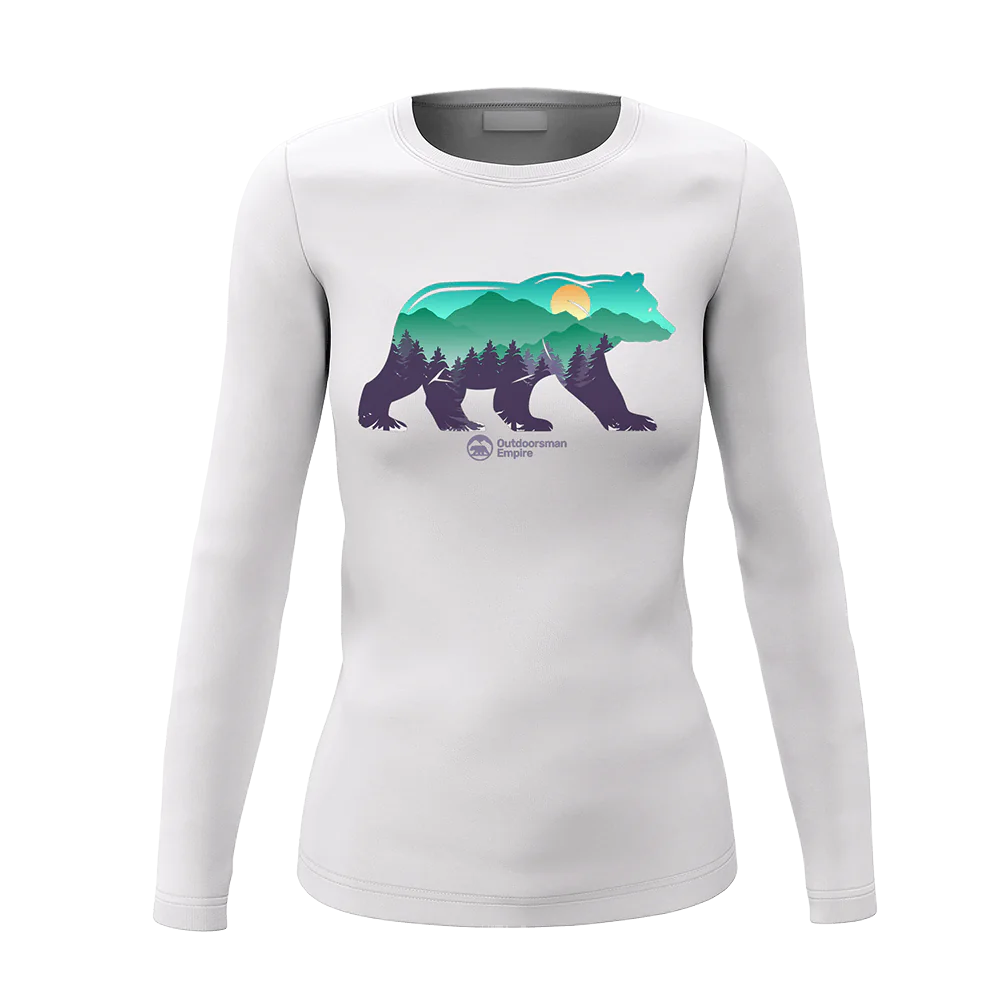 Bear Women Long Sleeve Shirt