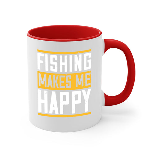 be happy and go for fishing 267#- fishing-Mug / Coffee Cup