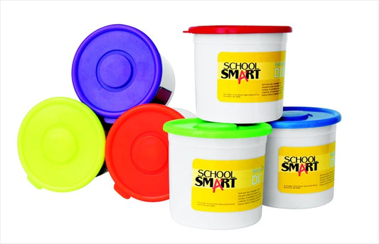 School Smart 088683 Non-Toxic Modeling Dough Set- Assorted Color- Set