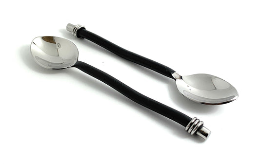 Vibhsa Black Silverware 18 Pc's Breakfast Set (Service for 6)