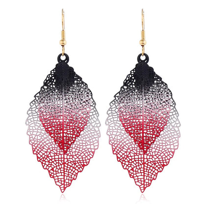 Vintage Leaves Drop Earrings