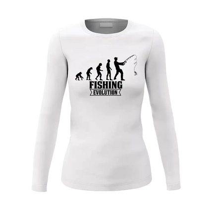 Fishing Evolution Women Long Sleeve Shirt