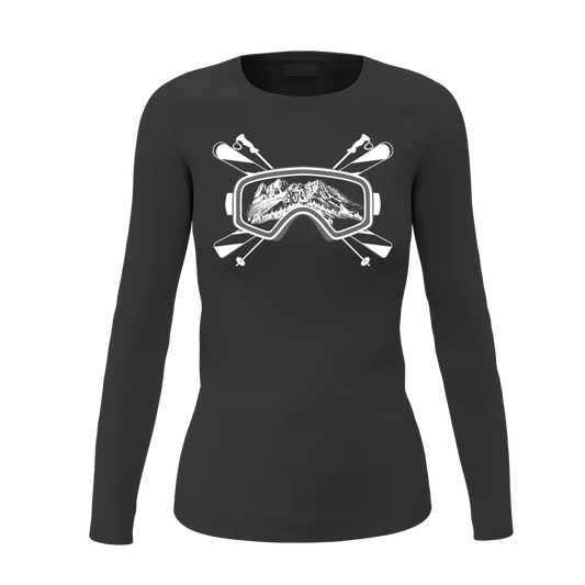 Ski Goggles Women Long Sleeve Shirt