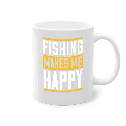 be happy and go for fishing 267#- fishing-Mug / Coffee Cup