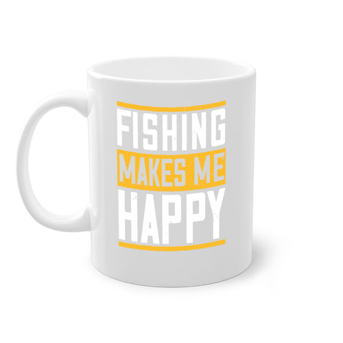 be happy and go for fishing 267#- fishing-Mug / Coffee Cup